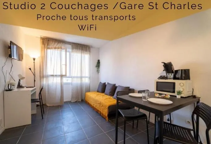 Appartement Tout Equipe A 6Min De La Gare St Charles Marseille