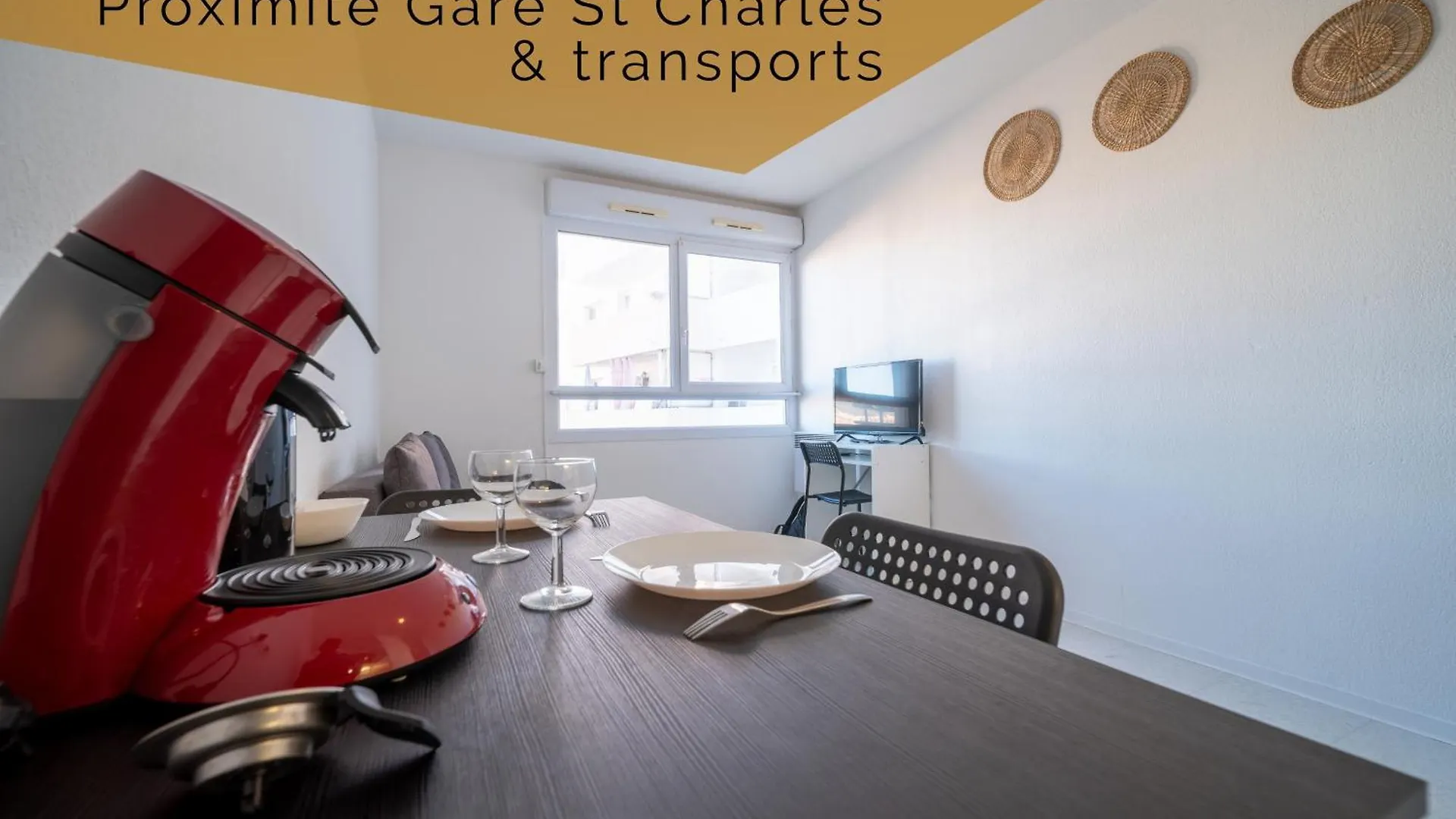 Appartement Tout Equipe A 6Min De La Gare St Charles Marseille 0*,  France